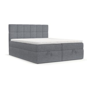 wohnli-moebel-suche-800001494323 Wohnli Möbelsuche - BOXBETT Savio 180/200 cm Grau im Neve Stoff