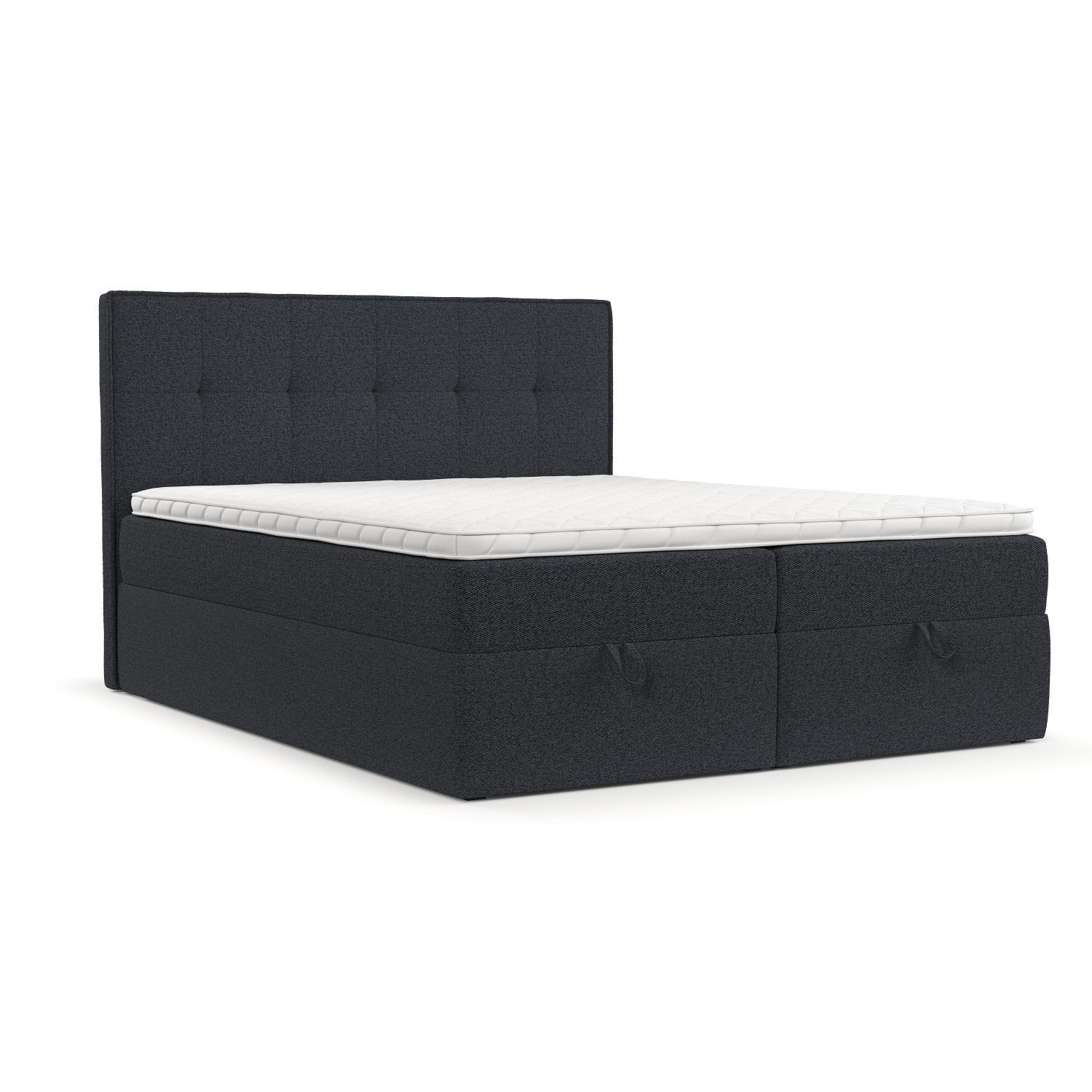 wohnli-moebel-suche-800001494352 Wohnli Möbelsuche - BOXBETT Tivra 160/200 cm Anthrazit im Riva Stoff