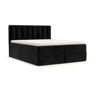 wohnli-moebel-suche-800001494432 Wohnli Möbelsuche - BOXBETT Lusso 200/200 cm Schwarz im Kronos Stoff