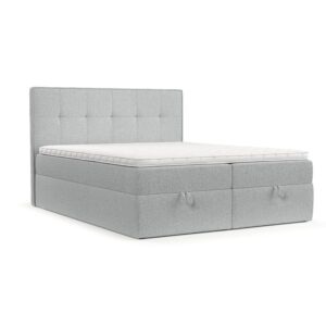 wohnli-moebel-suche-800001494448 Wohnli Möbelsuche - BOXBETT Tivra 160/200 cm Hellgrau im Riva Stoff