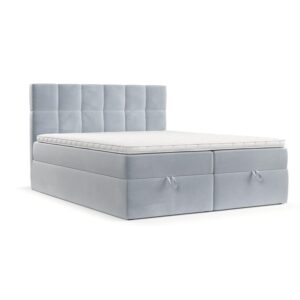 wohnli-moebel-suche-800001494456 Wohnli Möbelsuche - BOXBETT Savio 140/200 cm Hellgrau im Paros Stoff