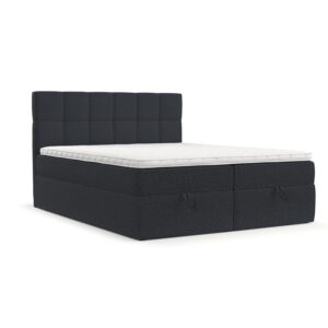 wohnli-moebel-suche-800001494457 Wohnli Möbelsuche - BOXBETT Savio 160/200 cm Anthrazit im Riva Stoff