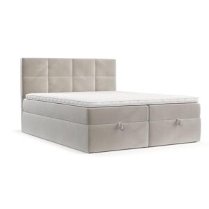 wohnli-moebel-suche-800001494477 Wohnli Möbelsuche - BOXBETT Velto 160/200 cm Hellbeige im Paros Stoff