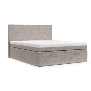 Wohnli Möbelsuche - BOXBETT Zalla 180/200 cm Beige im Neve Stoff