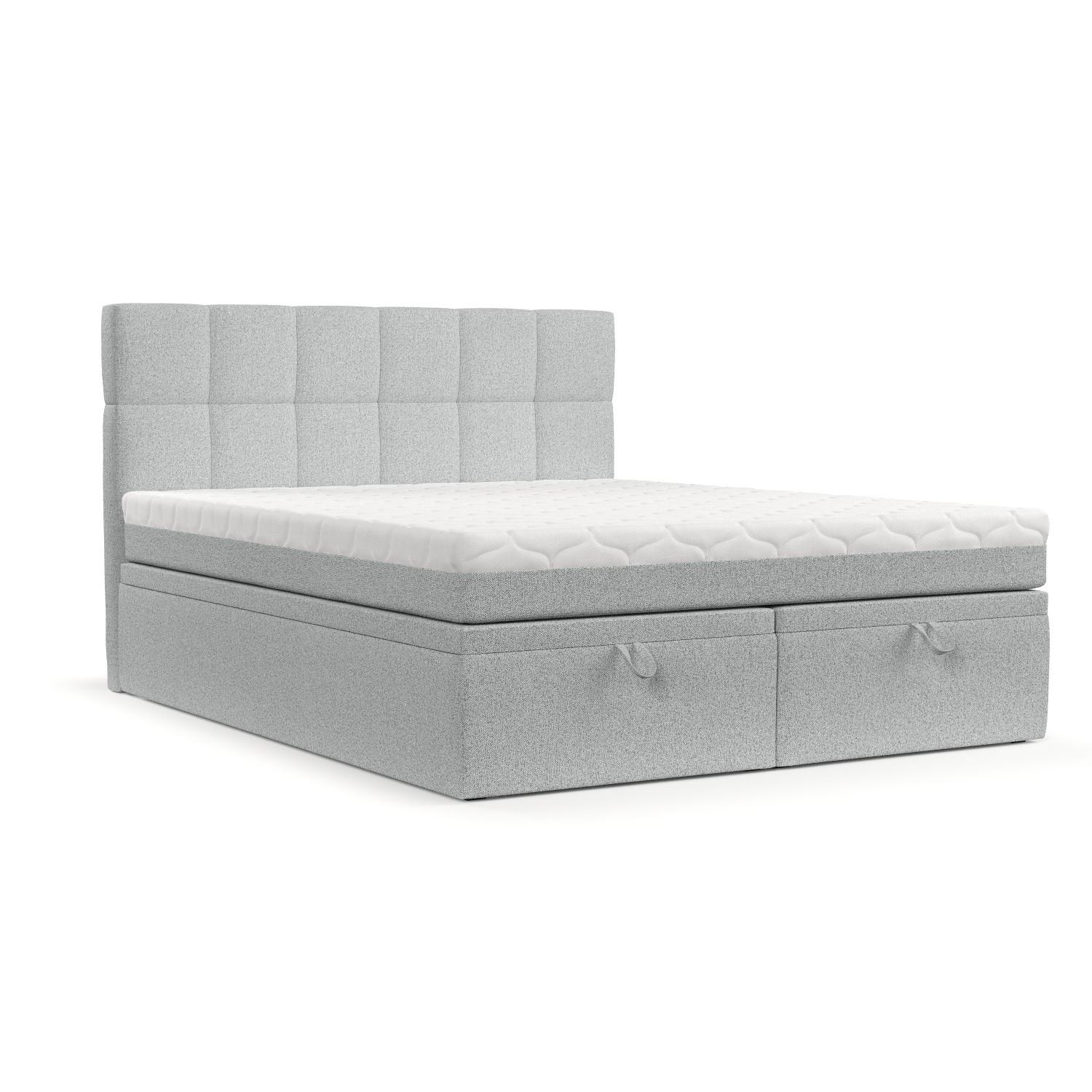 wohnli-moebel-suche-800001494566 Wohnli Möbelsuche - BOXBETT Elano 160/200 cm Hellgrau im Riva Stoff