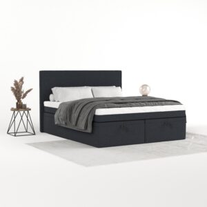 wohnli-moebel-suche-800001494611-1 BOXBETT Zalla 160/200 cm Anthrazit im Riva Stoff Textil AltaBeds Möbel > Betten > Boxspringbetten Anthrazit