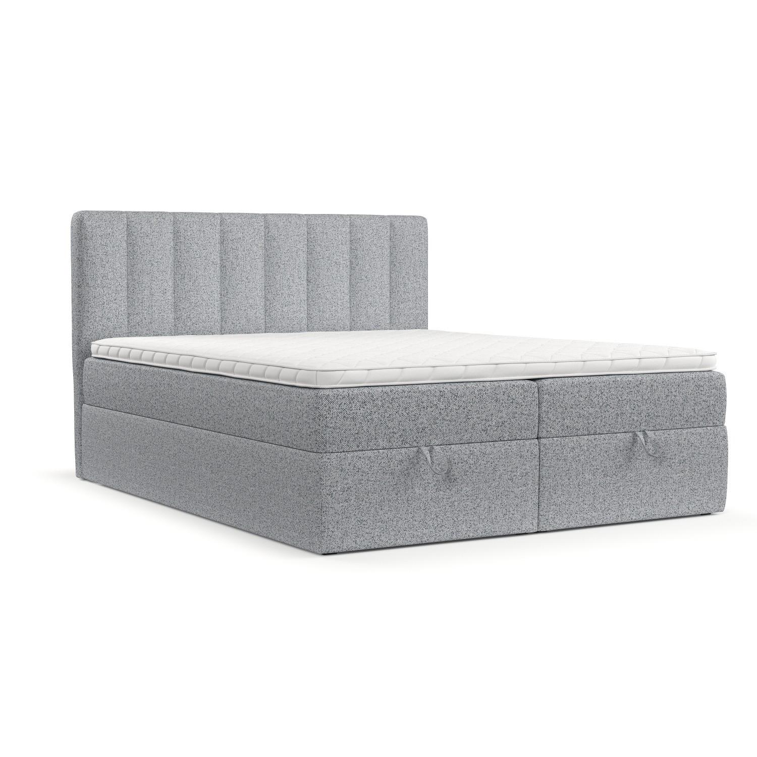 wohnli-moebel-suche-800001494834 Wohnli Möbelsuche - BOXBETT Lusso 200/200 cm Grau im Riva Stoff
