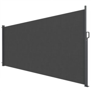 Wohnli Möbelsuche - SEITENMARKISE Aluminium Polyester Dunkelgrau