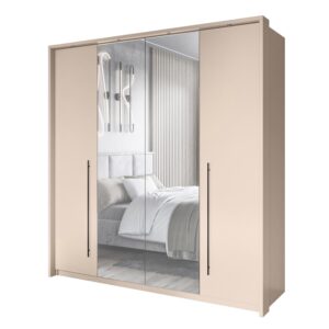 wohnli-moebel-suche-800001499965 Wohnli Möbelsuche - SCHWEBETÜRENSCHRANK MUNDO 209/219/65 cm 2-türig mit Spiegel Beige