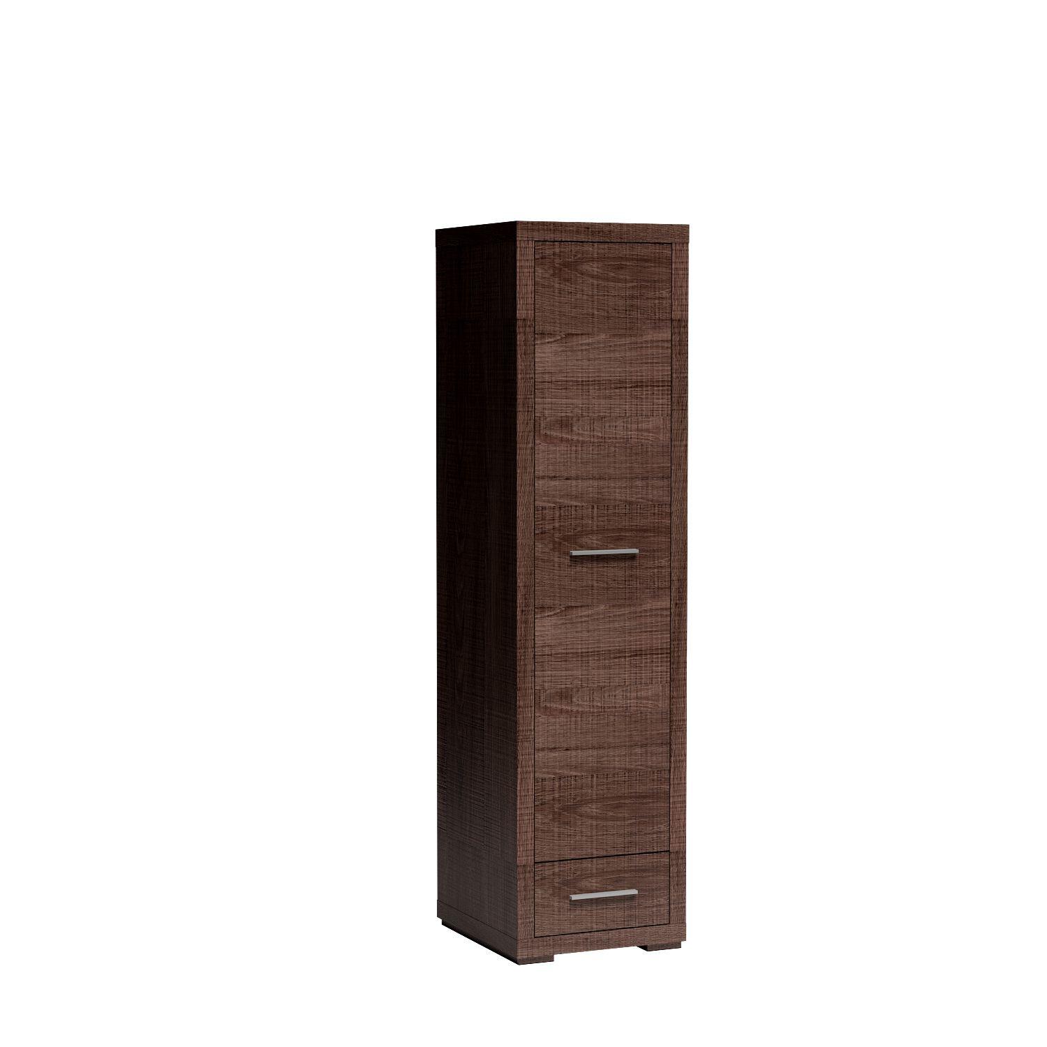 wohnli-moebel-suche-800001500602 Wohnli Möbelsuche - DREHTÜRENSCHRANK SALERNO 49/192/54 cm 1-türig Braun