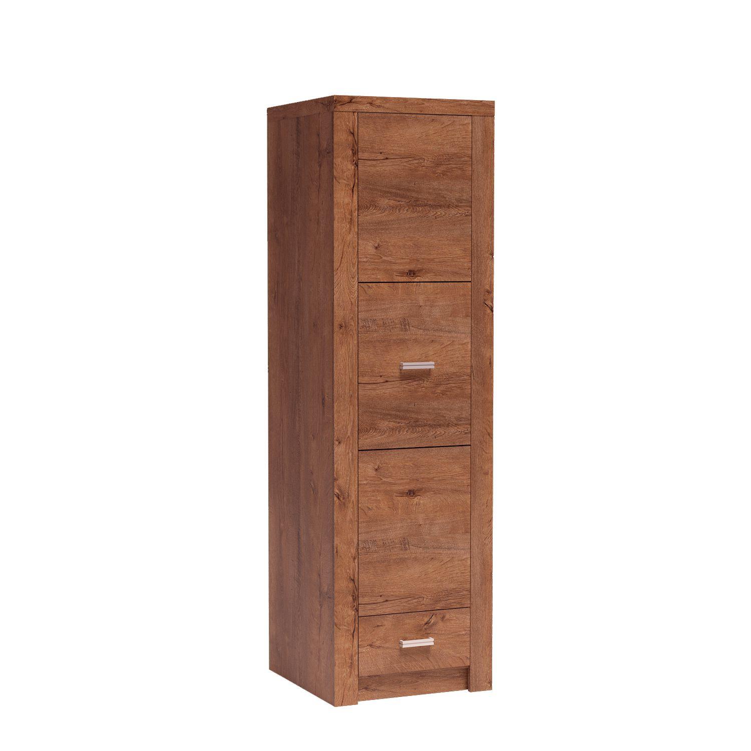 Wohnli Möbelsuche - DREHTÜRENSCHRANK ZERI 56/192/58 cm 1-türig Braun