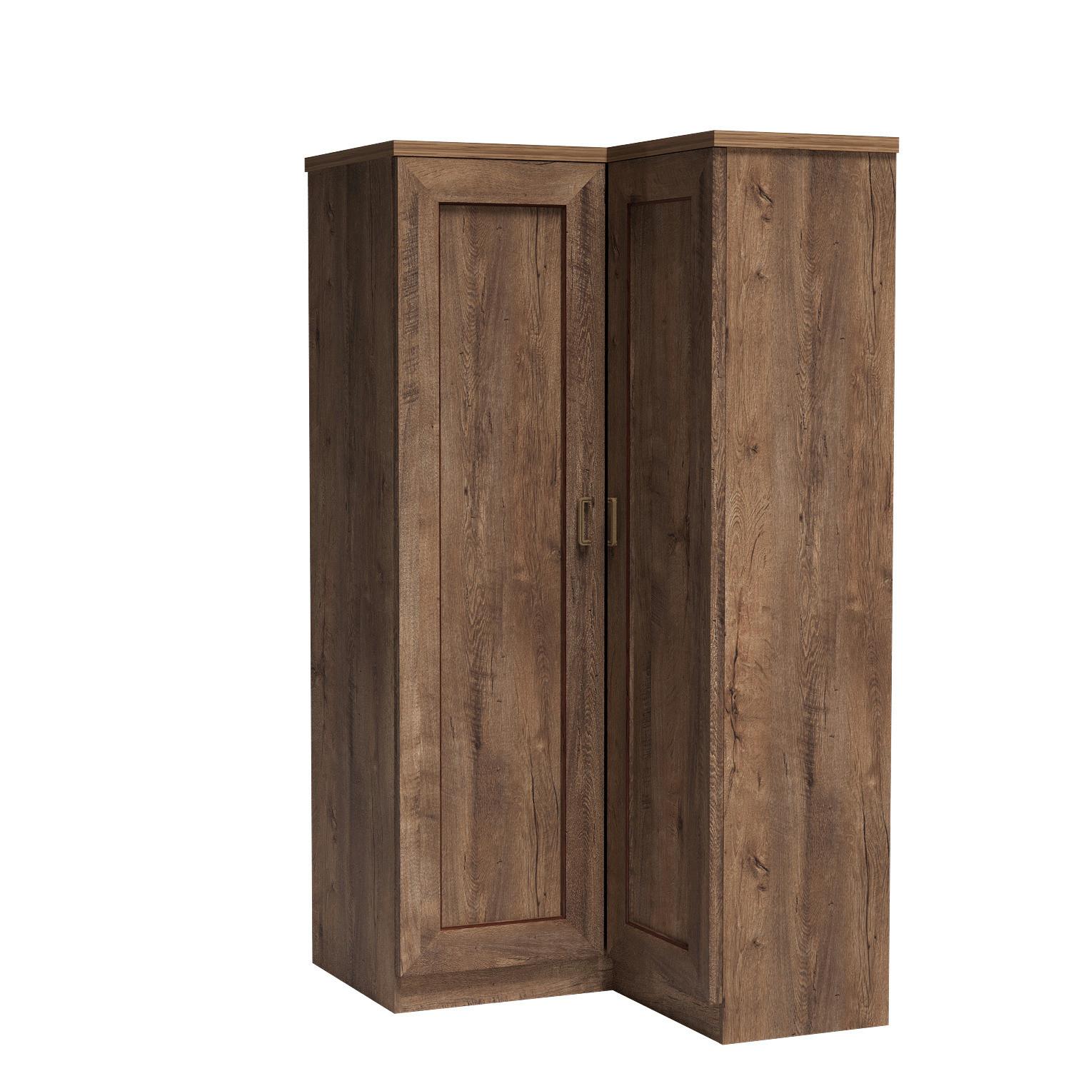 wohnli-moebel-suche-800001500650 Wohnli Möbelsuche - DREHTÜRENSCHRANK UDINE 110/190/57 cm 2-türig Braun