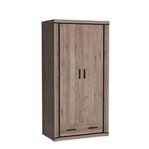 wohnli-moebel-suche-800001500658 Wohnli Möbelsuche - DREHTÜRENSCHRANK MALAGA 97/192/90 cm 2-türig Braun