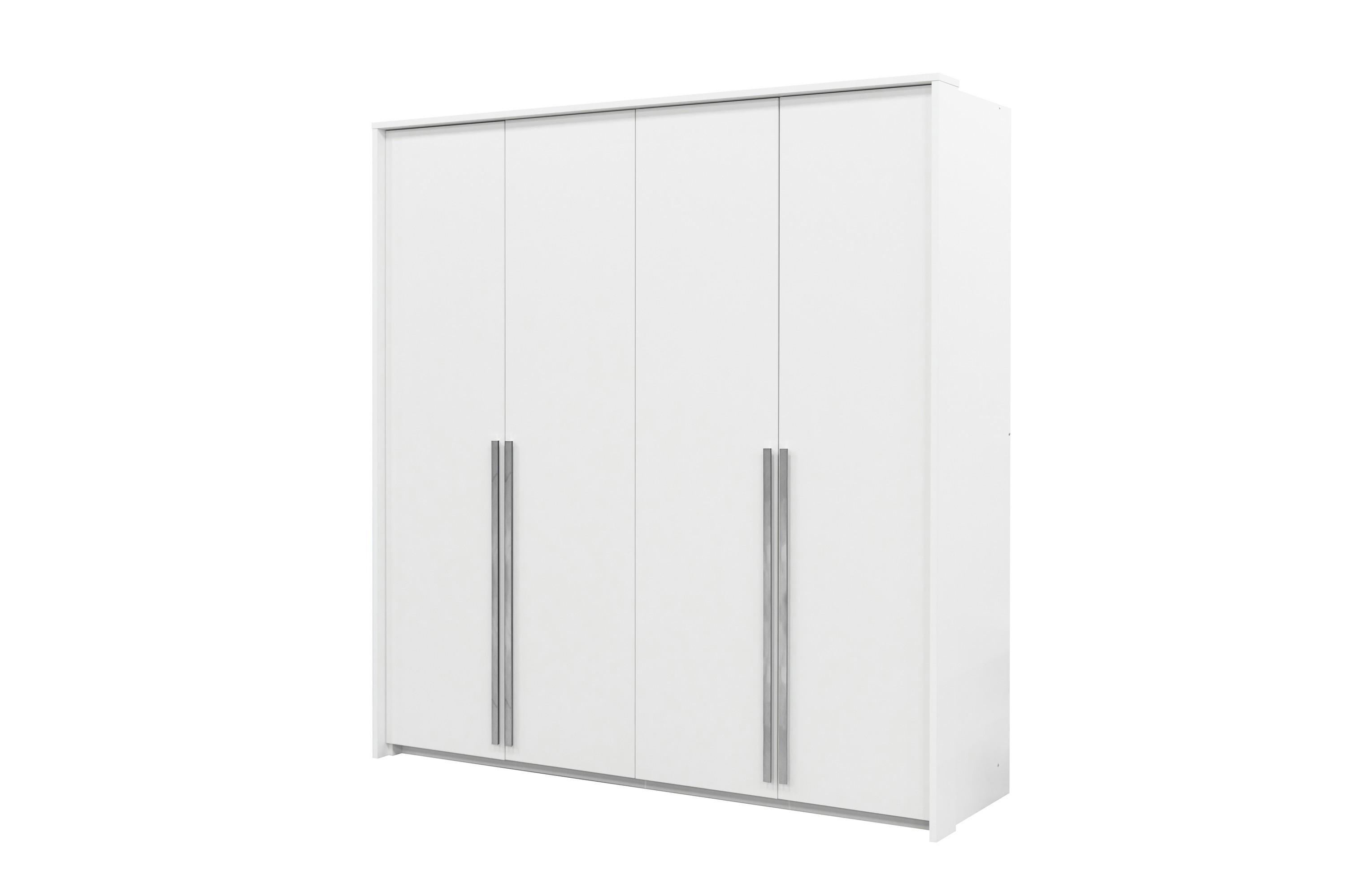 wohnli-moebel-suche-800001500670 Wohnli Möbelsuche - DREHTÜRENSCHRANK AZIR 205/217/65 cm 4-türig Weiß