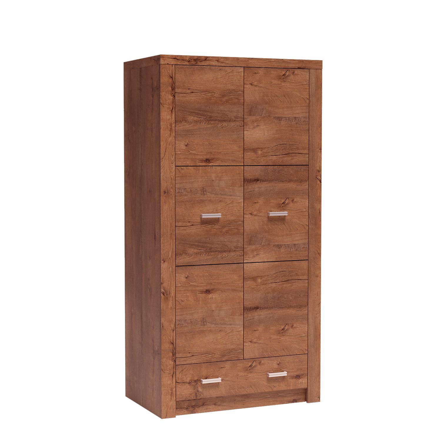 Wohnli Möbelsuche - DREHTÜRENSCHRANK ZERI 96/192/58 cm 2-türig Braun