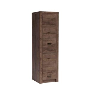 wohnli-moebel-suche-800001500692 Wohnli Möbelsuche - DREHTÜRENSCHRANK ZERI 56/192/58 cm 1-türig Braun