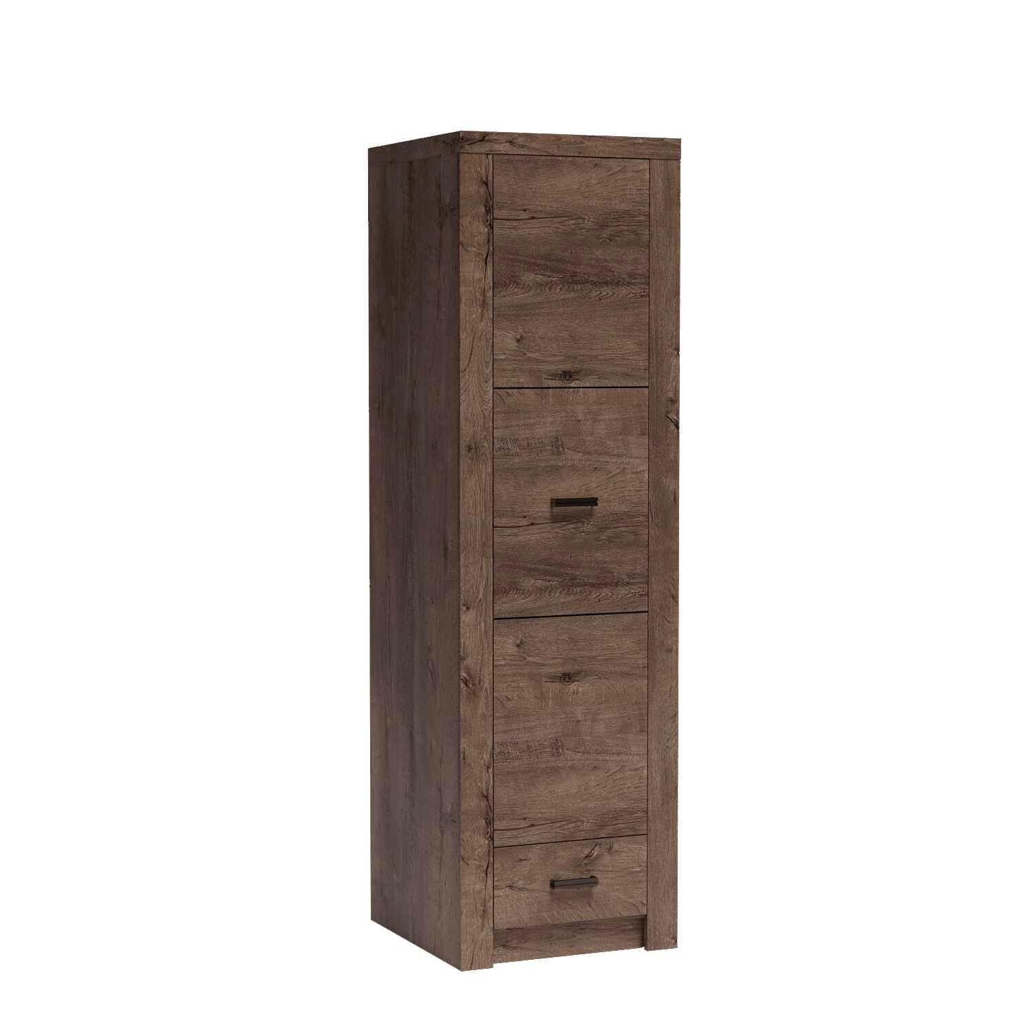 Wohnli Möbelsuche - DREHTÜRENSCHRANK ZERI 56/192/58 cm 1-türig Braun
