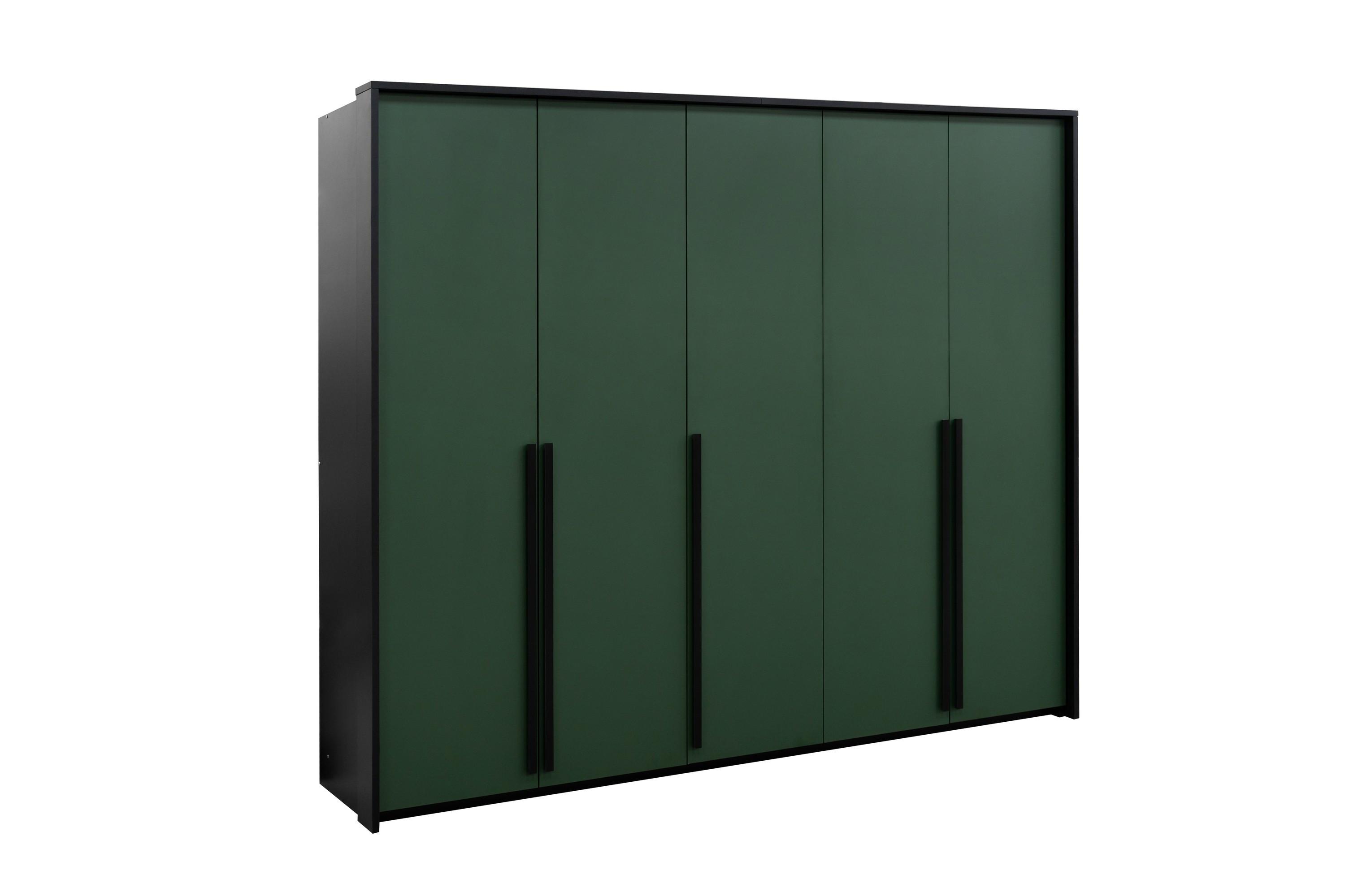 wohnli-moebel-suche-800001500697 Wohnli Möbelsuche - DREHTÜRENSCHRANK AZIR 255/217/65 cm 4-türig Schwarz