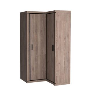 wohnli-moebel-suche-800001500716 Wohnli Möbelsuche - DREHTÜRENSCHRANK MALAGA 100/192/58 cm 2-türig Braun