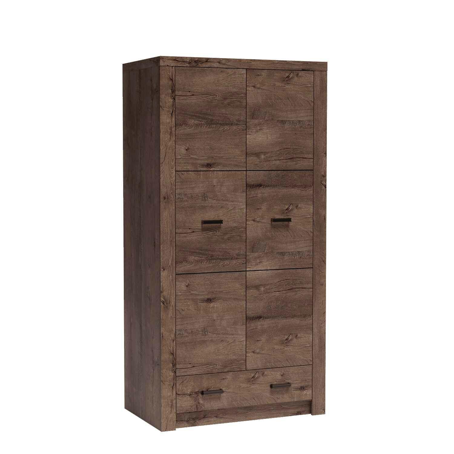 Wohnli Möbelsuche - DREHTÜRENSCHRANK ZERI 96/192/58 cm 2-türig Braun