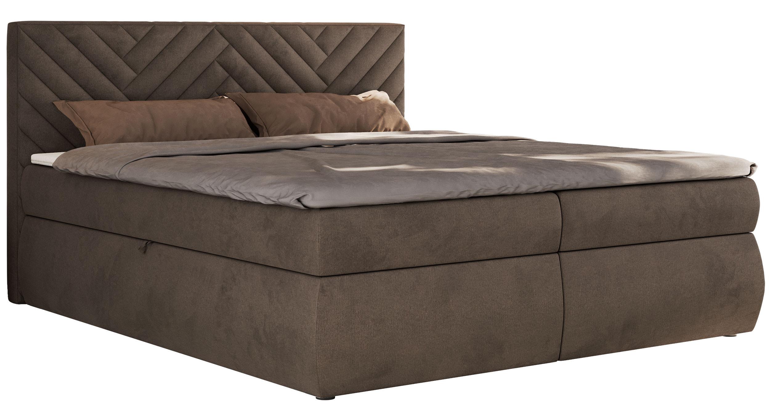 wohnli-moebel-suche-800001511855 Wohnli Möbelsuche - BOXBETT AVERTA 140/200 - Braun Velvet - H3