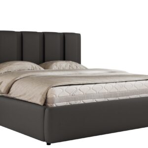 wohnli-moebel-suche-800001512266 Wohnli Möbelsuche - POLSTERBETT SAVINO CLASSIC 140/200 - Grau Kunstleder - Schaum-Matratze