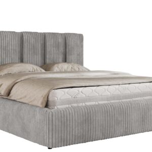 wohnli-moebel-suche-800001512478 Wohnli Möbelsuche - POLSTERBETT SAVINO CLASSIC 140/200 - Hellgrau Cord - Pocket-Matratze