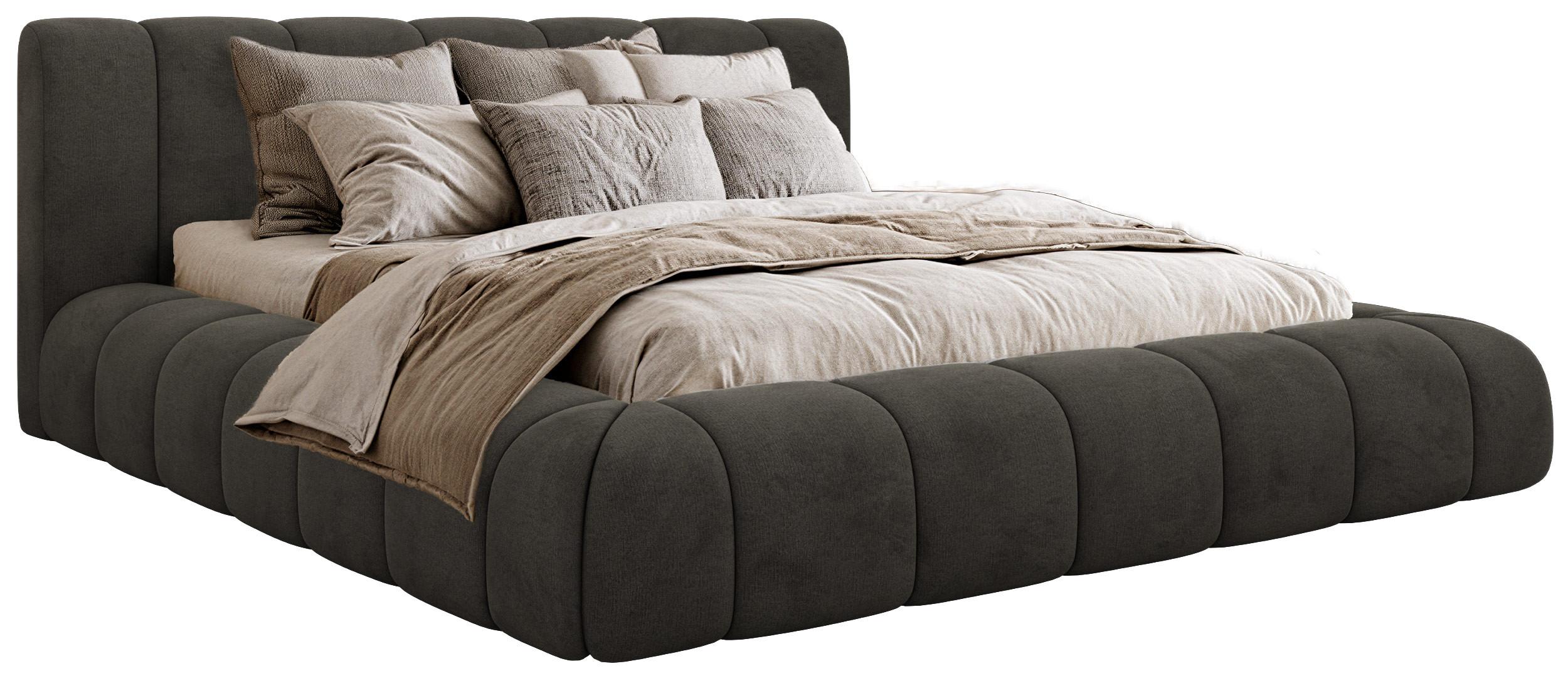 wohnli-moebel-suche-800001513354 Wohnli Möbelsuche - POLSTERBETT NUBEA CLASSIC 180/200 - Dunkelgrau Velvet - Pocket-Matratze