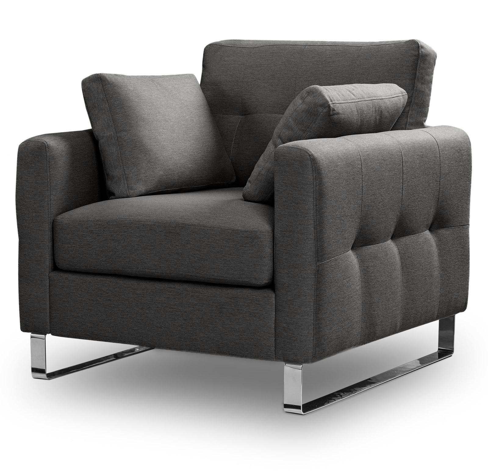 wohnli-moebel-suche-800001516147 Wohnli Möbelsuche - SESSEL grau Flachgewebe 93 x 94 cm