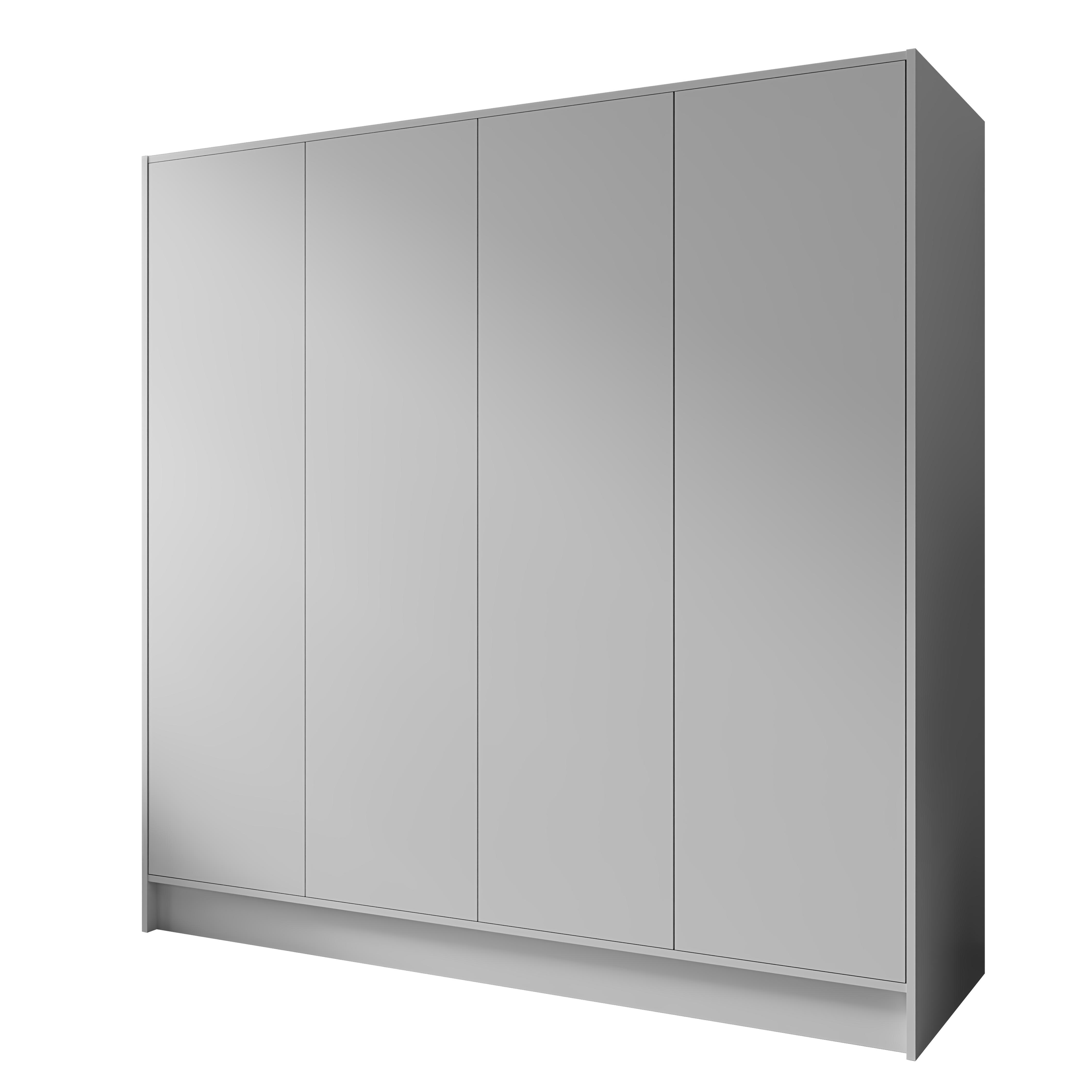 wohnli-moebel-suche-800001517207 Wohnli Möbelsuche - KLEIDERSCHRANK Mono Grifflos im Skandi-Stil