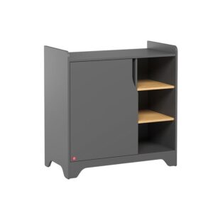 KINDERKOMMODE Grau und Holz Holzwerkstoff Petits-meubles Möbel > Kommoden & Schubladenschränke > Wickelkommoden Grau