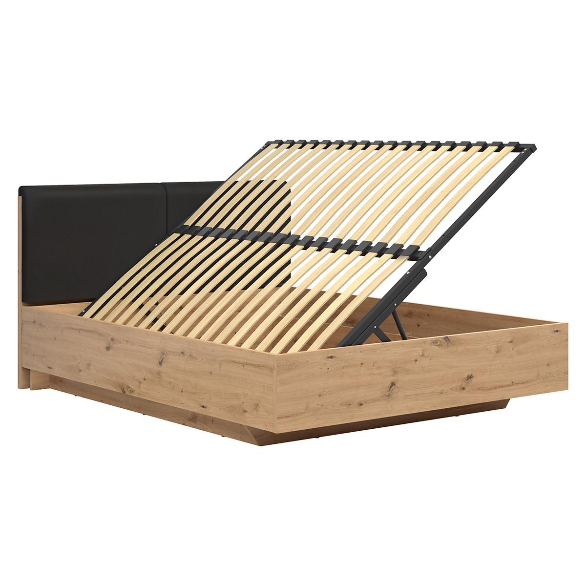 Wohnli Möbelsuche - BOXBETT 160/200 Mao Holz in Eichenoptik