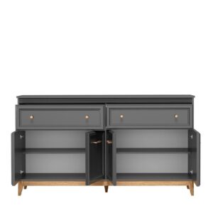 wohnli-moebel-suche-800001521469-1 5cm mit 2 Schubladen 4 Türen Grau