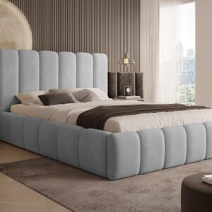 wohnli-moebel-suche-800001524960 Wohnli Möbelsuche - POLSTERBETT Vilo 140x200 mit Bettkasten und Stabilem Metallgestell