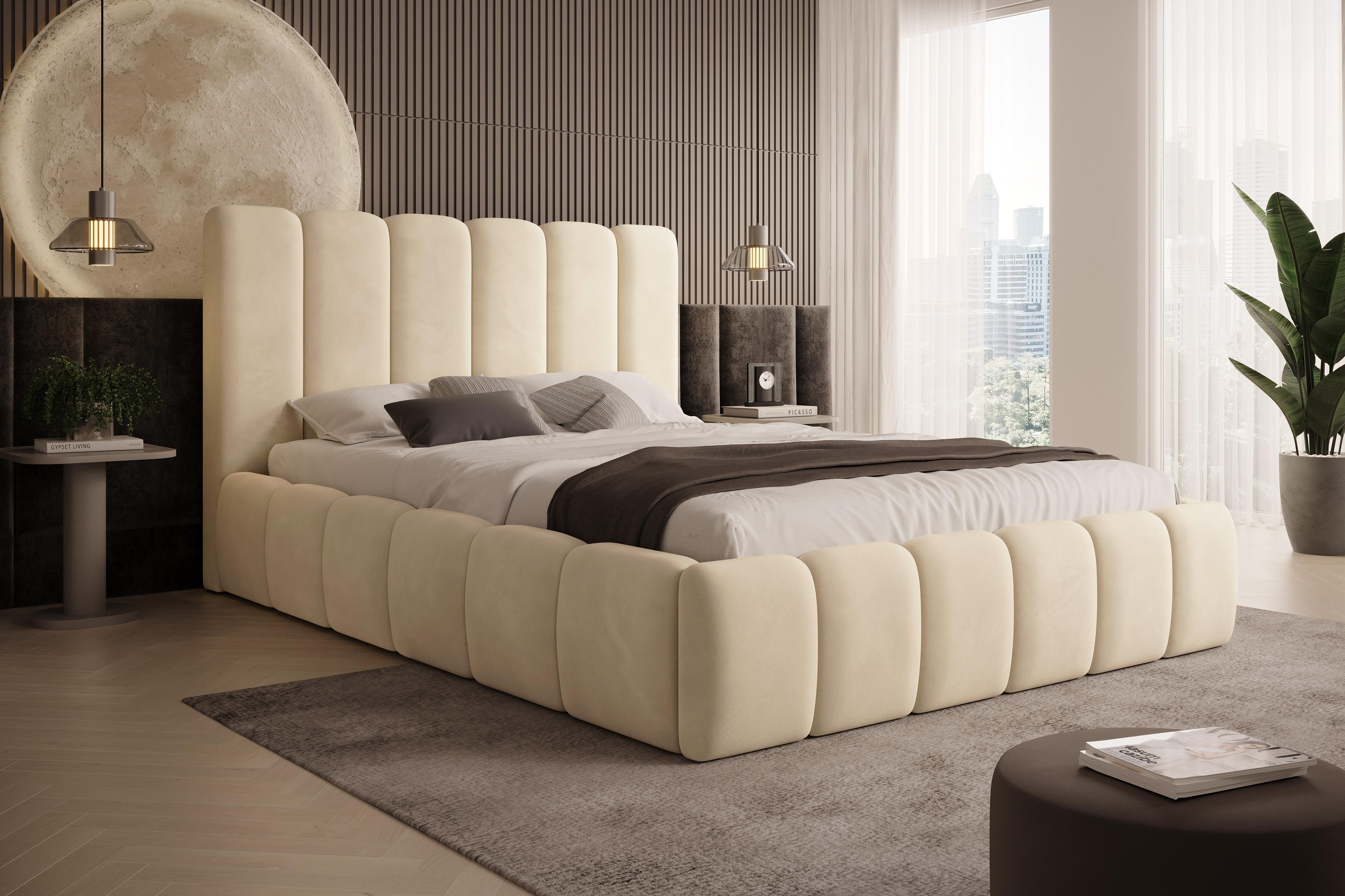 wohnli-moebel-suche-800001525007 Wohnli Möbelsuche - POLSTERBETT Vilo 140x200 mit Bettkasten und Stabilem Metallgestell