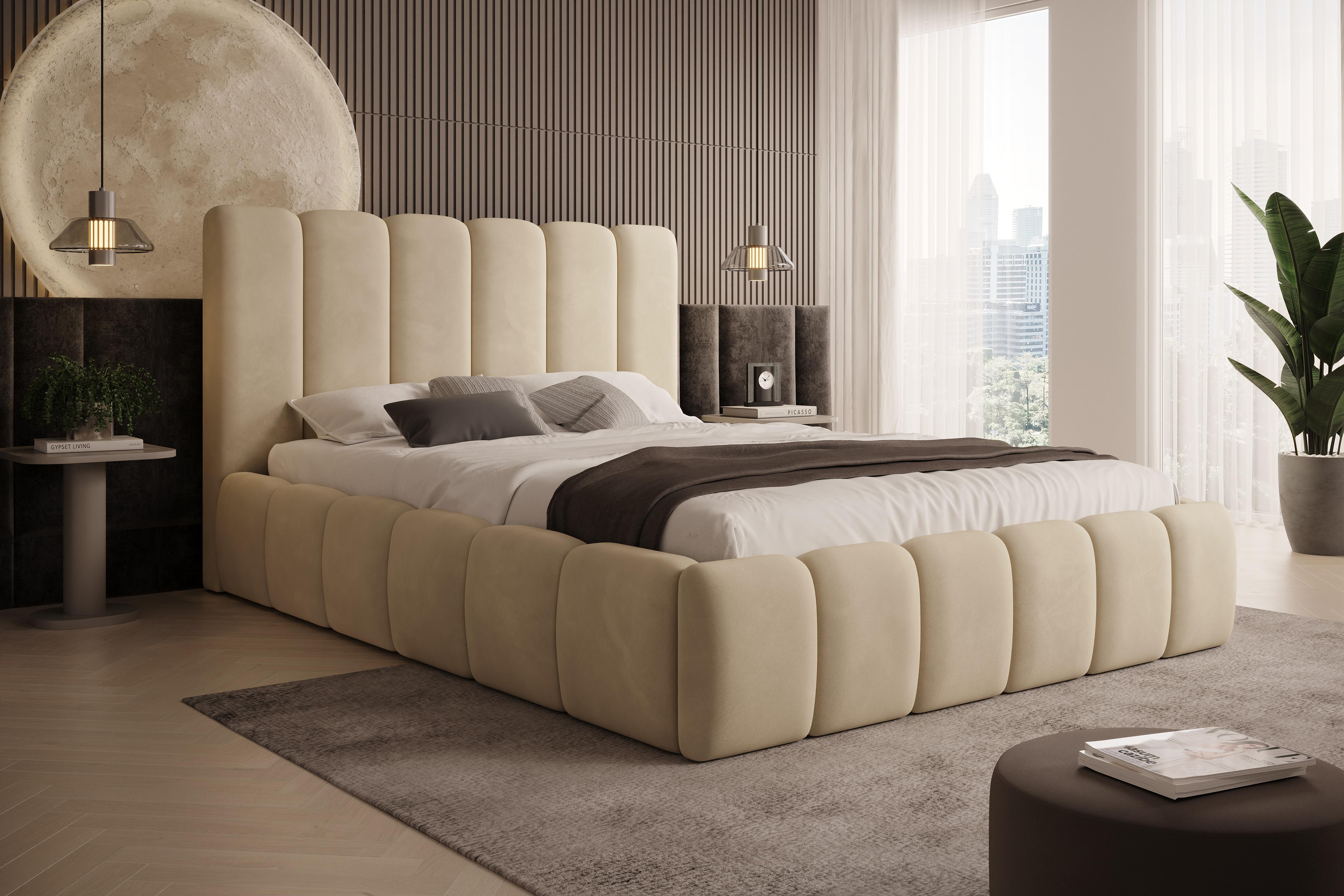 wohnli-moebel-suche-800001525114 Wohnli Möbelsuche - POLSTERBETT Vilo 180x200 mit Bettkasten und Stabilem Metallgestell