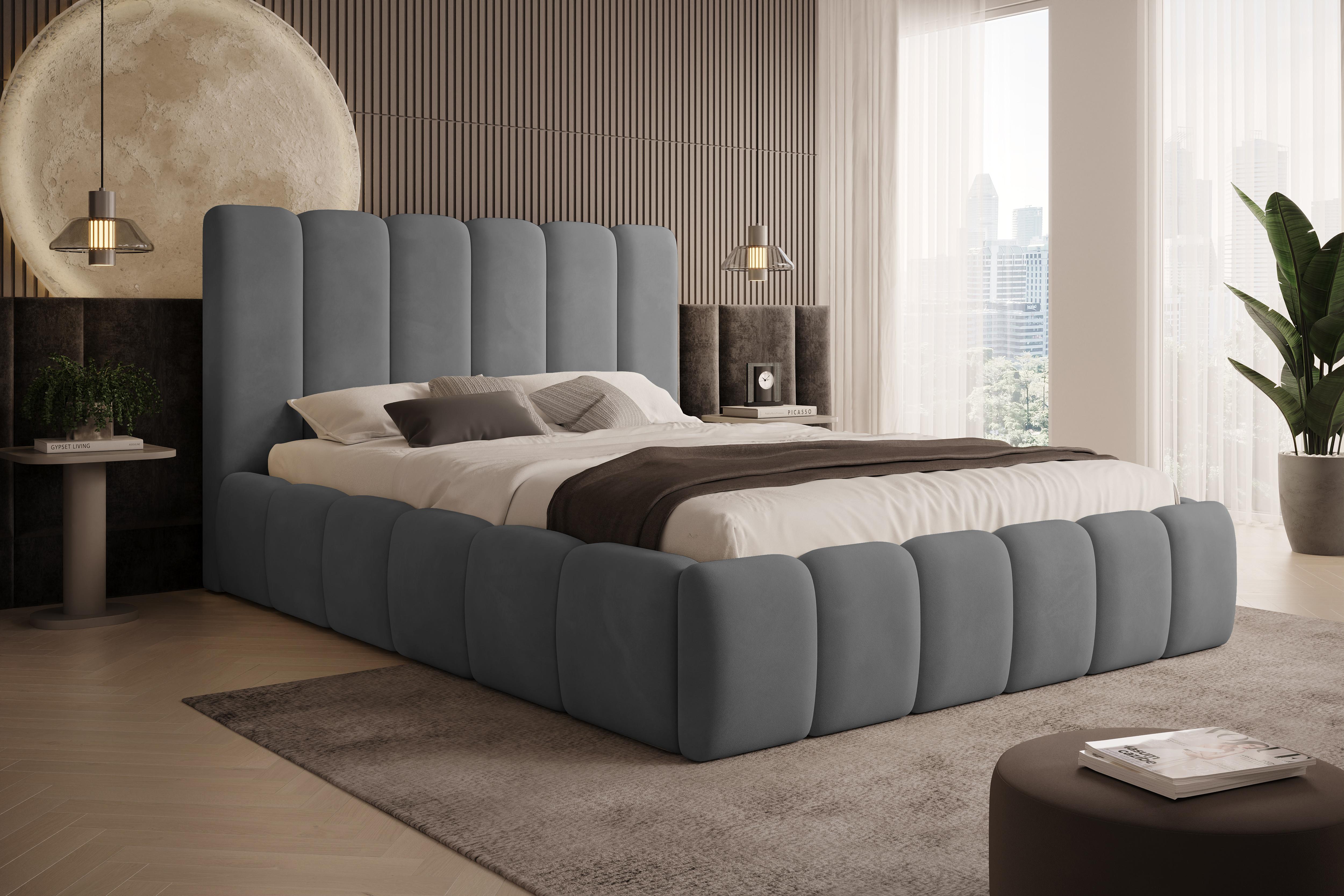 wohnli-moebel-suche-800001525155 Wohnli Möbelsuche - POLSTERBETT Vilo 180x200 mit Bettkasten und Stabilem Metallgestell