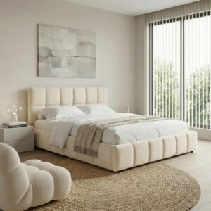 wohnli-moebel-suche-800001526048-1 POLSTERBETT EMILIA 180x200 cm cremeweiß Textil IDIMEX Möbel > Betten > Polsterbetten Weiß