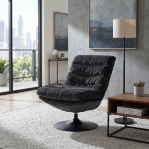 wohnli-moebel-suche-800001527478-1 LOUNGESESSEL Grau Textil MCW Möbel > Sessel > Polstersessel Grau
