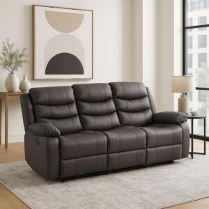 3ER KINOSESSEL Grau Textil MCW Möbel > Sessel > Polstersessel Grau
