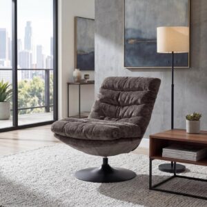wohnli-moebel-suche-800001527516-1 LOUNGESESSEL Braun Textil MCW Möbel > Sessel > Polstersessel Braun