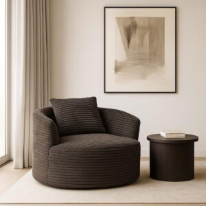SESSEL Braun Textil MCW Möbel > Sessel > Polstersessel Braun