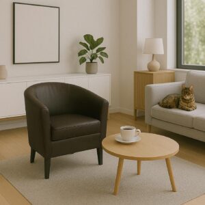 wohnli-moebel-suche-800001527534-1 LOUNGE-SESSEL Braun Textil MCW Möbel > Sessel > Polstersessel Braun