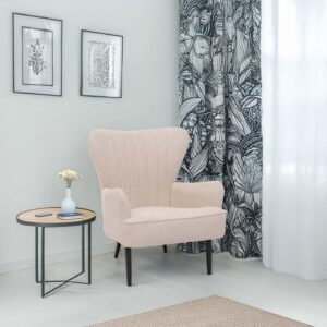 wohnli-moebel-suche-800001527537-1 LOUNGE-SESSEL Beige Textil MCW Möbel > Sessel > Polstersessel Beige