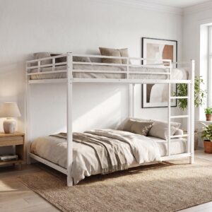 wohnli-moebel-suche-800001528575-1 ETAGENBETT metall 140x200 kinderbett weiß Metall Urban Meuble Möbel > Betten Weiß