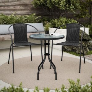 GARTENMÖBELSET aus Polyrattan Kunststoff Lookway Garten & Outdoor > Gartenmöbel > Gartenmöbel-Sets Grau