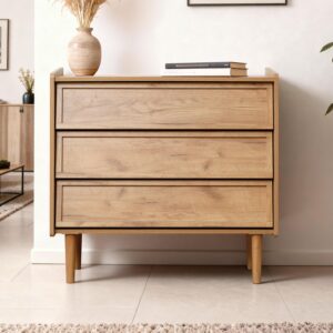 SIDEBOARD Holz mit 3 Schubladen Holzwerkstoff, Holz Hometopia Möbel > Kommoden & Schubladenschränke > Kommoden Braun