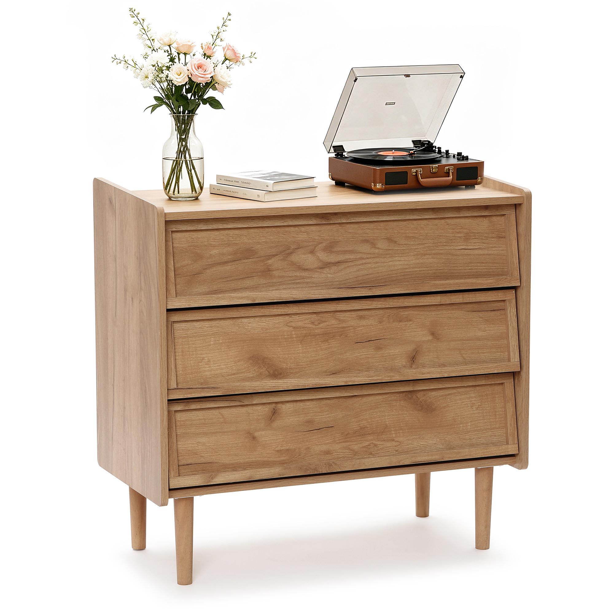 Wohnli Möbelsuche - SIDEBOARD Holz mit 3 Schubladen