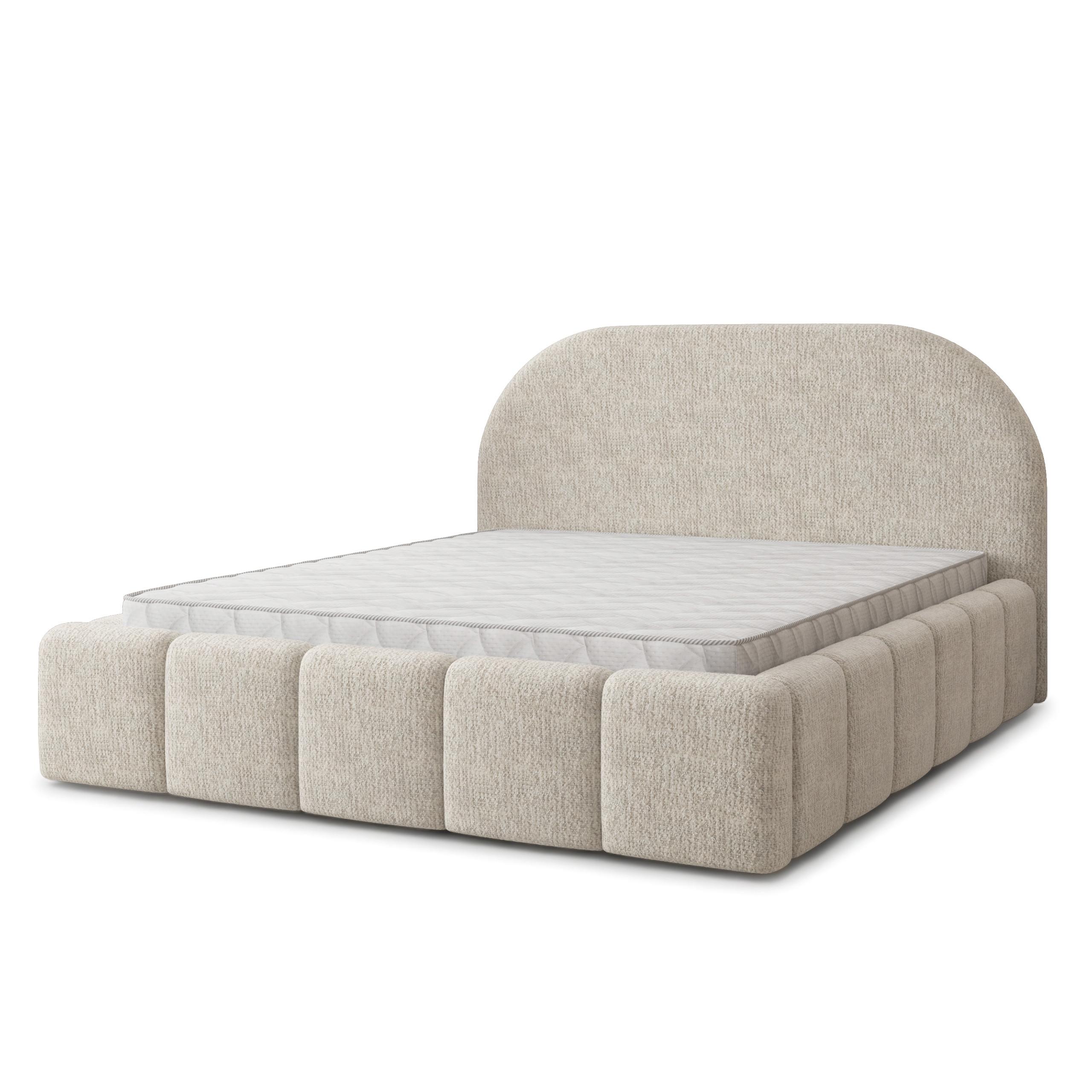 wohnli-moebel-suche-800001533085 Wohnli Möbelsuche - POLSTERBETT FLUSSO 160x200 cm mit Bettkästen - Creme