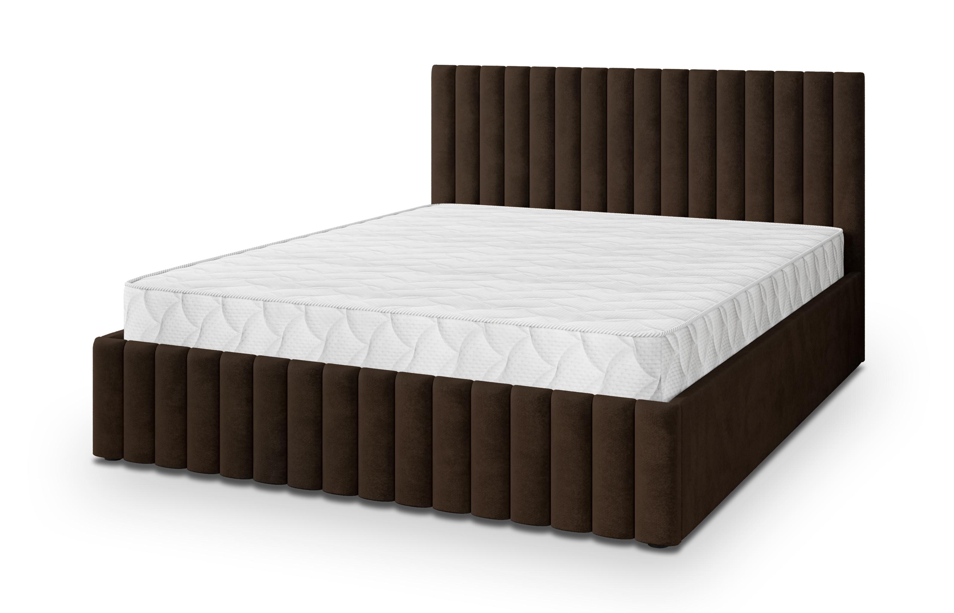 wohnli-moebel-suche-800001533127 Wohnli Möbelsuche - POLSTERBETT CARMIA K 200x200 cm mit Bettkästen - Braun